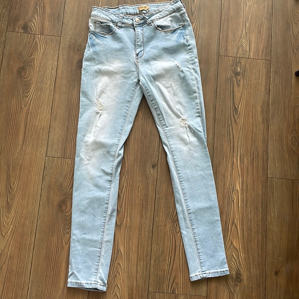Original RAW 7 dark wash skinny jeans junior size 9